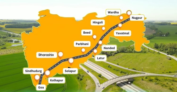 Nagpur Goa Shaktipeeth Expressway road map
