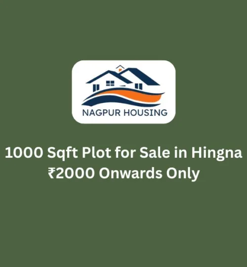 1000 Sqft Plot for Sale in Hingna ₹2000 Onwards Only