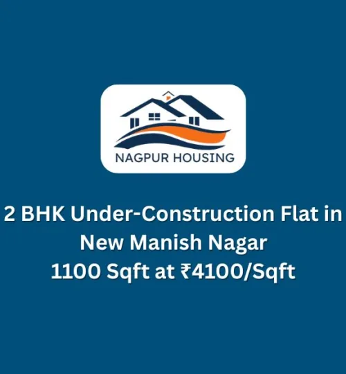 2 BHK Under-Construction Flat in New Manish Nagar – 1100 Sqft at ₹4100/Sqft