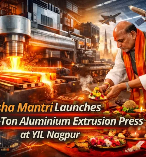 Raksha Mantri to Perform Bhoomi Pujan for 10,000-Ton Aluminium Extrusion Press at YIL Nagpur